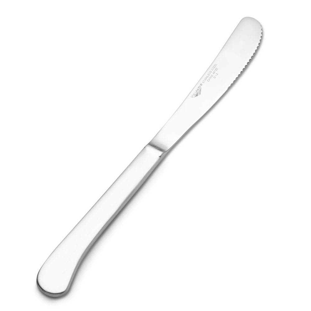 Vollrath 48122 9" Dinner Knife with 18/0 Stainless Grade, Queen Anne Pattern