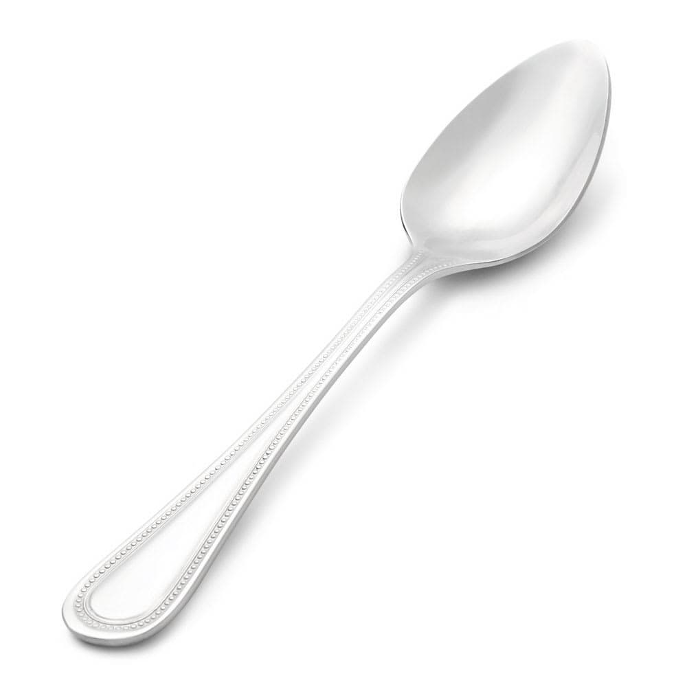 Vollrath 48223 7 3/8" Dessert Spoon with 18/0 Stainless Grade, Brocade Pattern
