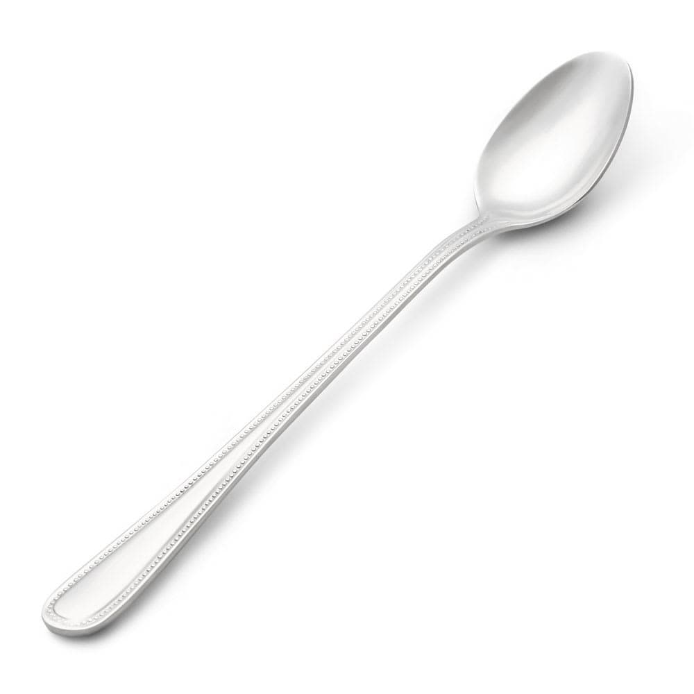 Vollrath 48224 7 3/8" Iced Tea Spoon with 18/0 Stainless Grade, Brocade Pattern