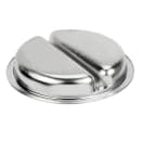 Vollrath 49334 4 1/5 qt Round Chafer Divided Food Pan - Stainless thumbnail 4