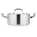 Vollrath 49410 3 qt Miramar® Jacob's Pride® Cookware Casserole w/ Low Dome Cover - Aluminum Bottom, Stainless Steel thumbnail 2