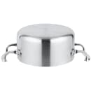Vollrath 49410 3 qt Miramar® Jacob's Pride® Cookware Casserole w/ Low Dome Cover - Aluminum Bottom, Stainless Steel thumbnail 4
