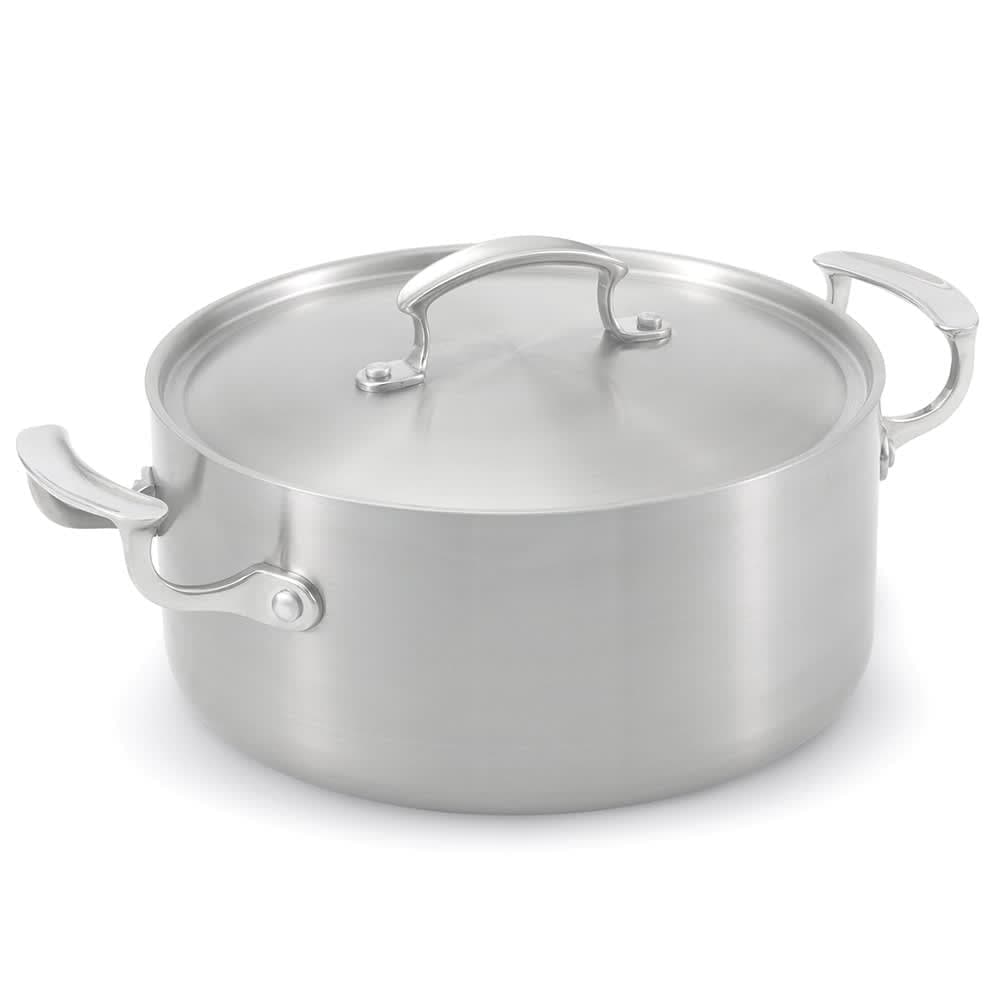 Vollrath 49411 5 qt Miramar® Jacob's Pride® Cookware Casserole w/ Low Dome Cover - Aluminum Bottom, Stainless Steel