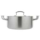 Vollrath 49411 5 qt Miramar® Jacob's Pride® Cookware Casserole w/ Low Dome Cover - Aluminum Bottom, Stainless Steel thumbnail 2