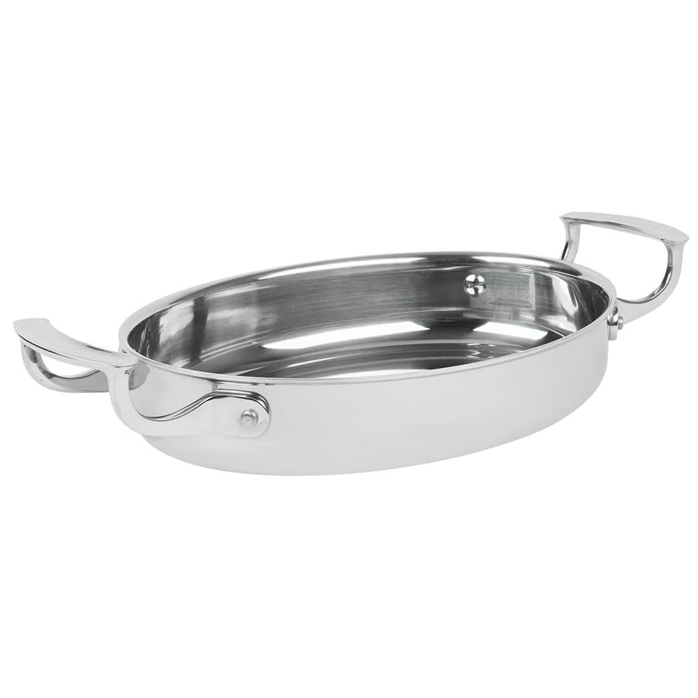 Vollrath 49420 1 13/16 qt Miramar® Display Cookware Oval Au Gratin - Stainless Steel, Induction Ready