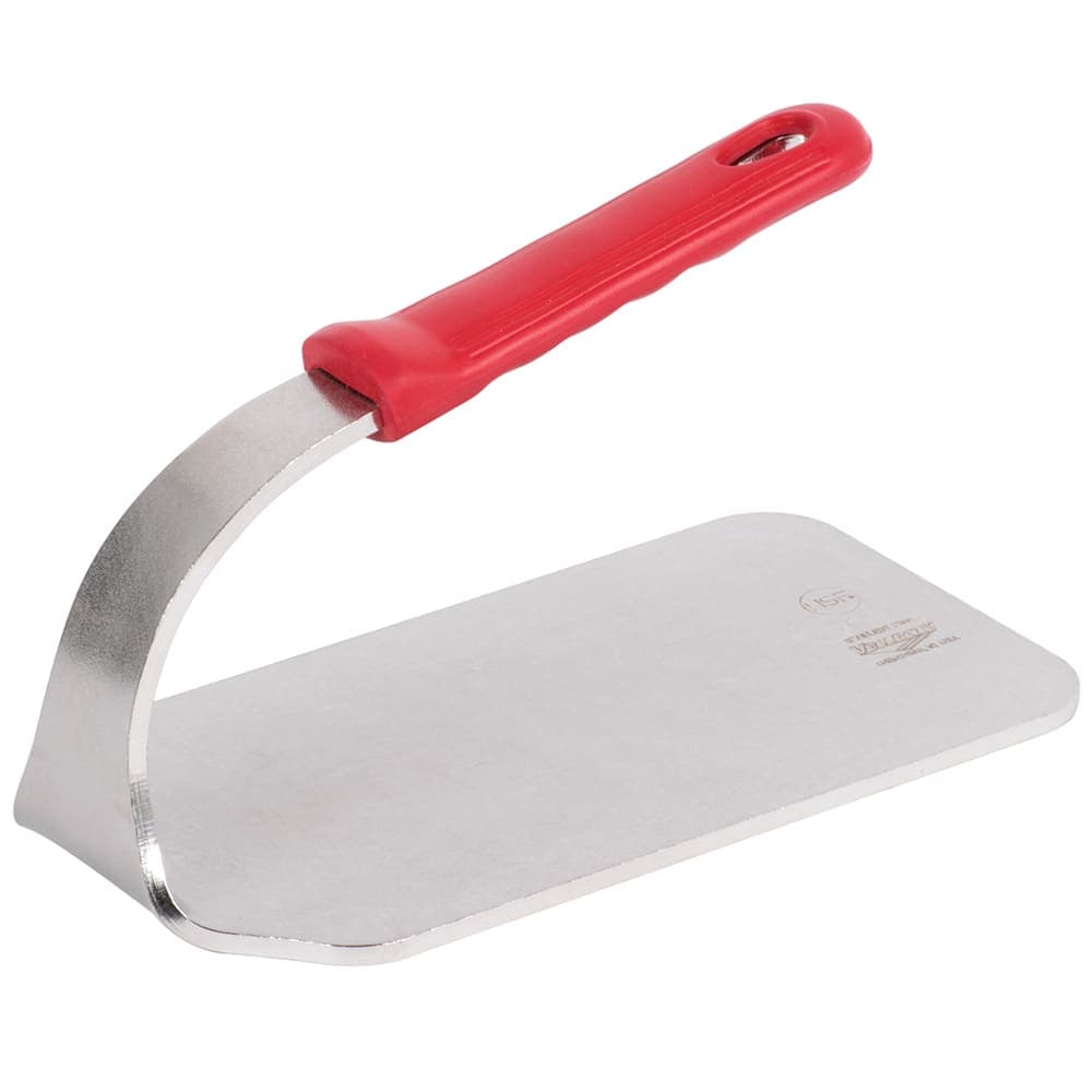 Vollrath 50661 1 3/5 lb Steak Weight - Red Silicone Handle, Stainless