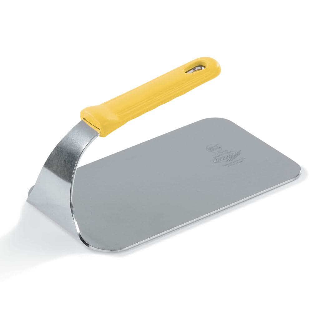Vollrath 50665 1 3/5 lb Steak Weight w/ Yellow Silicone Handle, Stainless