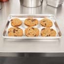 Vollrath 5220 1/4 Quarter Size Bun / Sheet Pan - 13" x 9 1/2" x 1", 16 gauge Aluminum, Natural Finish thumbnail 5