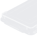 Vollrath 5220CV 1/4 Quarter Size Bun / Sheet Pan Cover  - 13 3/4" x 9 3/4" x 1", Polypropylene thumbnail 5