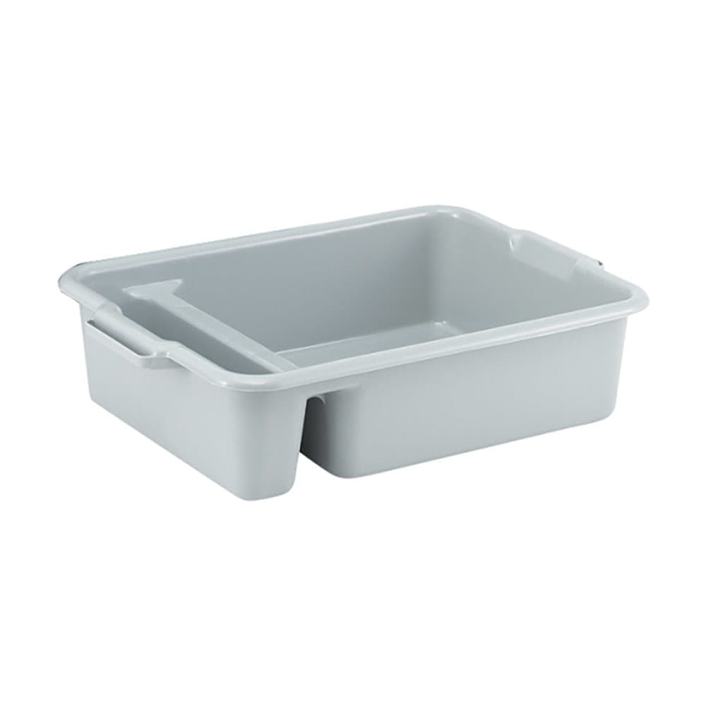 Vollrath 52632 Signature Bus Box w/ (2) Compartments - 23" x 17 1/2" x 6", Gray
