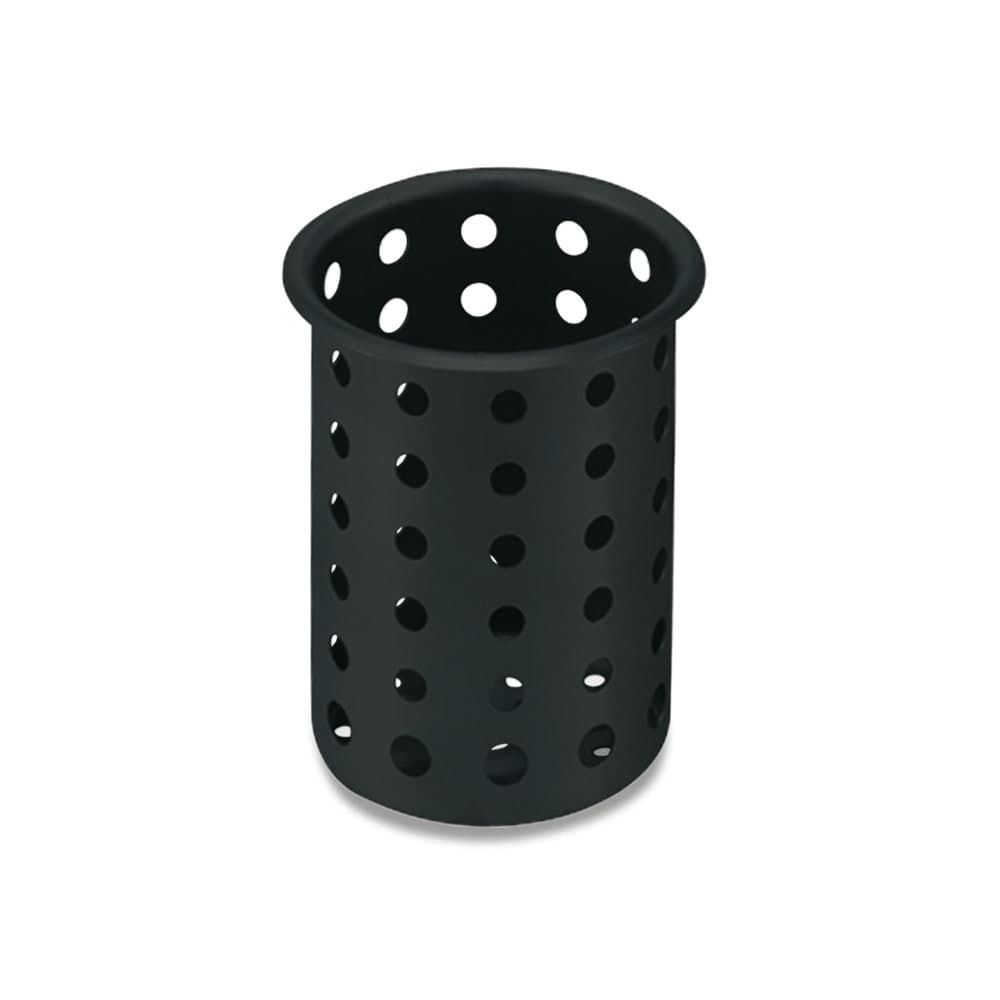 Vollrath 52633 Flatware Cylinder - 5 5/8" Black