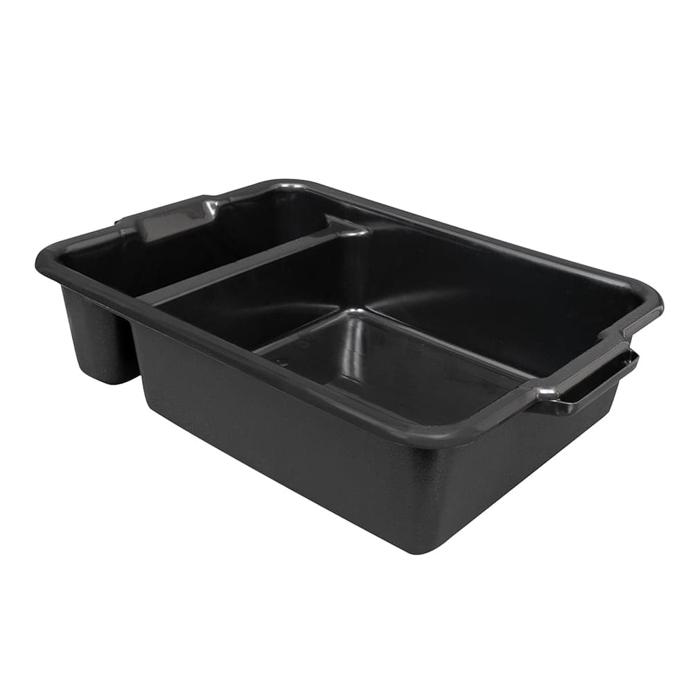 Vollrath 52634 Signature Bus Box w/ (2) Compartments - 23" x 17 1/2" x 6", Black