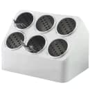 Vollrath 52644 Silv-a-Tainer - Holds 6 Cylinders, Plastic Gray thumbnail 6