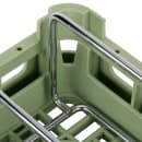 Vollrath 5266910 Open End Dishwasher Rack with Insert - Full Size, 19 3/4x19 3/4" Green thumbnail 6