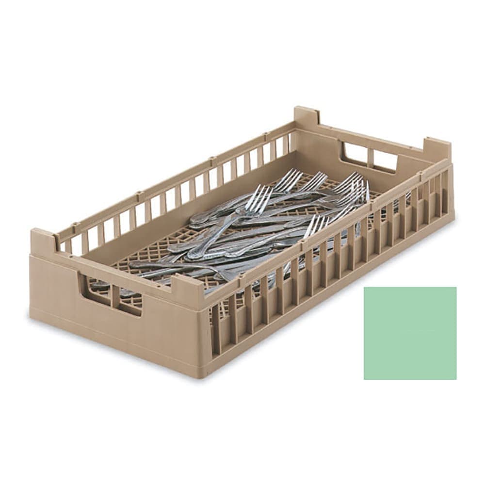 Vollrath 52804 Flatware Dishwasher Rack - Half-Size, Green