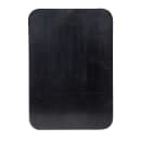 Vollrath 5631 6" x 9" Men/Accessible Sign - Braille, White on Black thumbnail 3