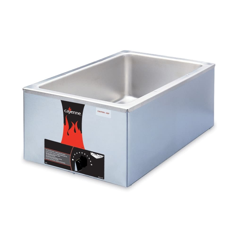 Vollrath 72000 Countertop Food Warmer - Wet w/ (1) Full Size Pan Wells, 120v