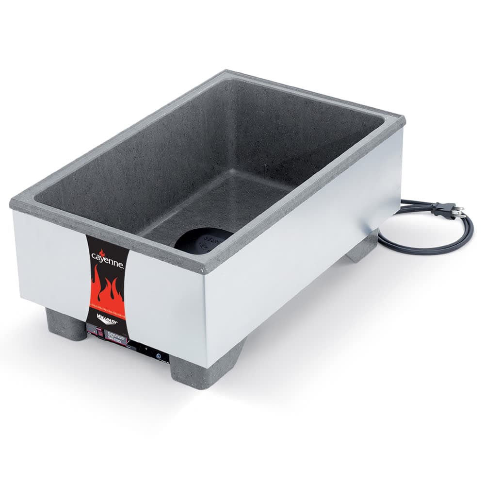 Vollrath 72020 Countertop Food Warmer - Wet w/ (1) Full Size Pan Wells, 120v