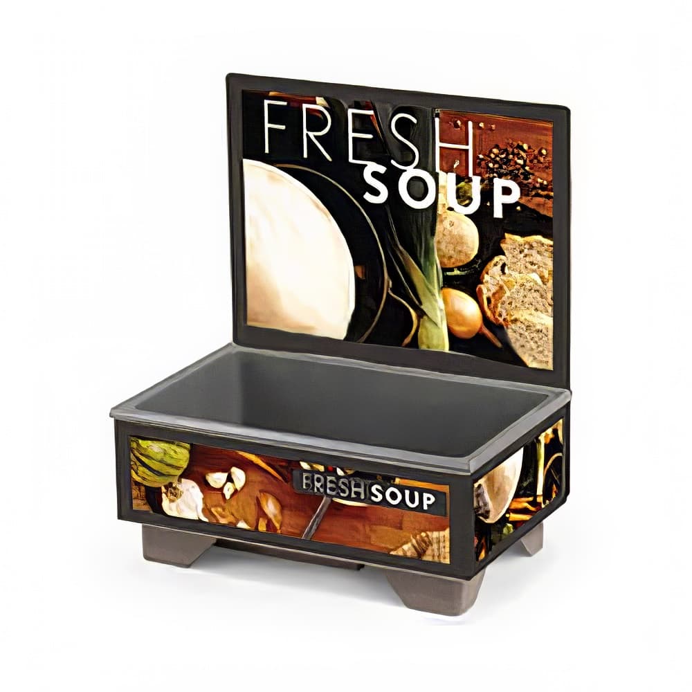 Vollrath 720200102 Full Size Soup Merchandiser Base - Tuscan, Menu Board, 120v
