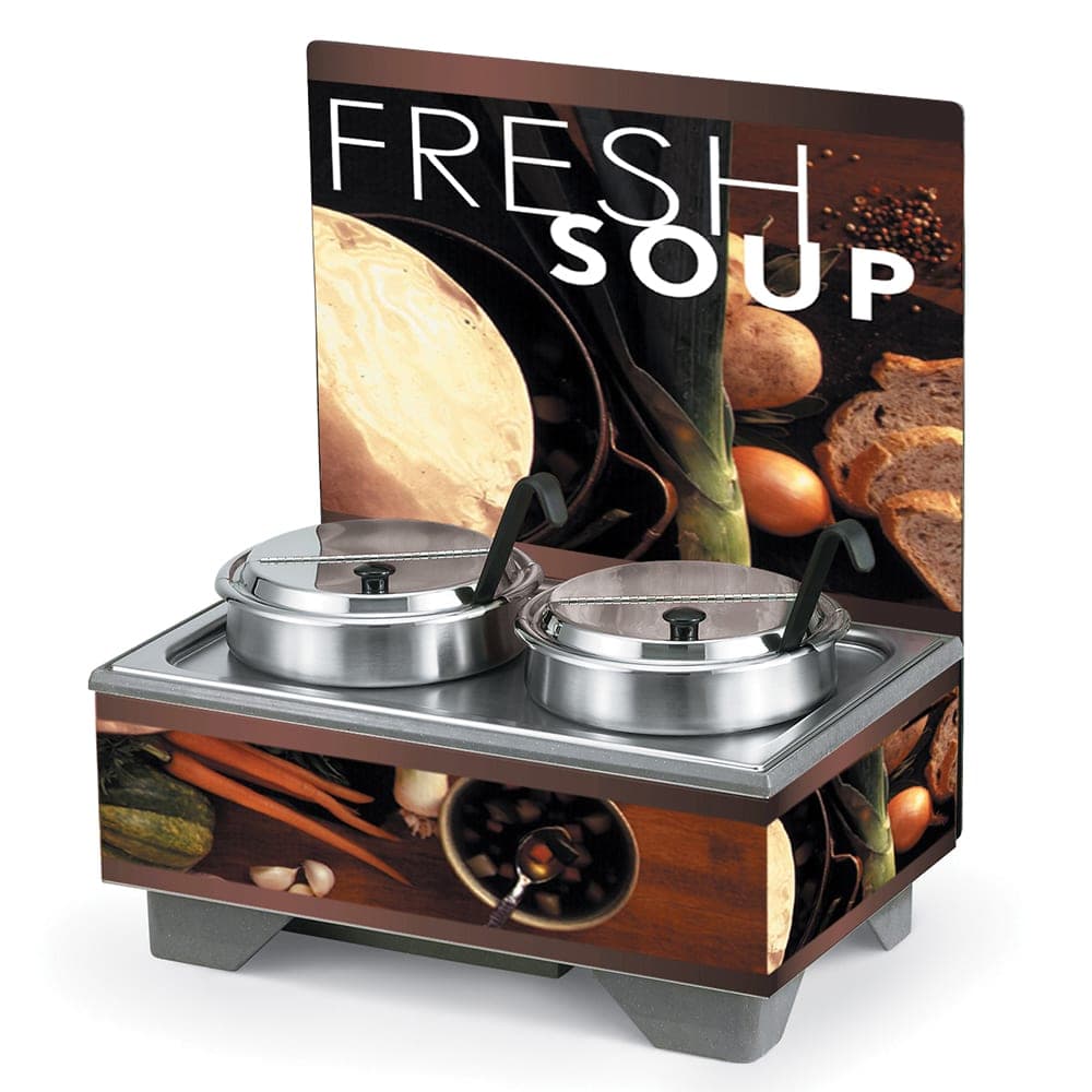 Vollrath 720202002 Full Size Soup Merchandiser Base - Tuscan, 7 qt Accessories, 120v