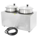Vollrath 72040 (2) 4 1/8 qt Countertop Soup Warmer w/ Thermostatic Controls, 120v thumbnail 3