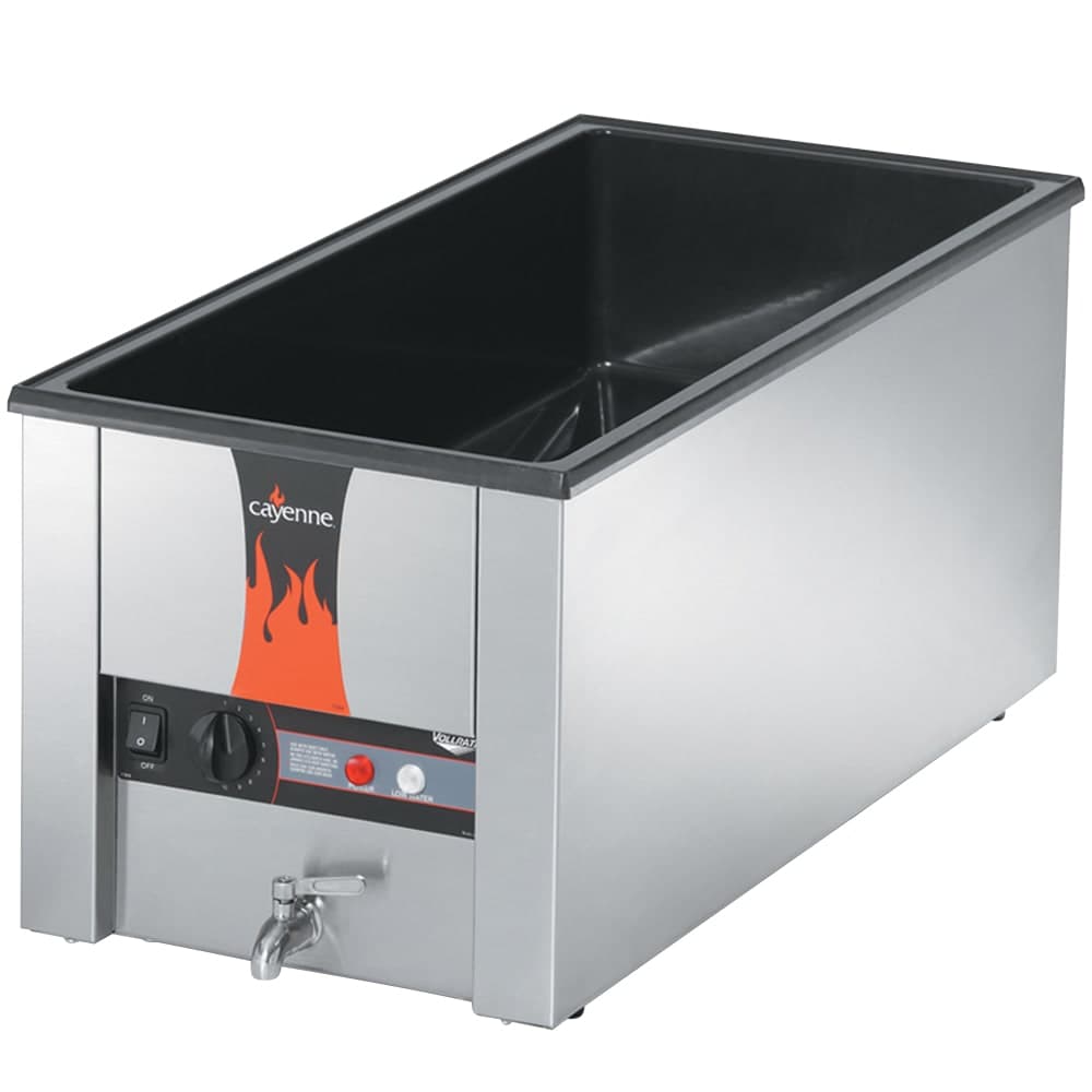 Vollrath 72051 Countertop Food Warmer - Wet w/ (4) 1/3 Pan Wells, 120v