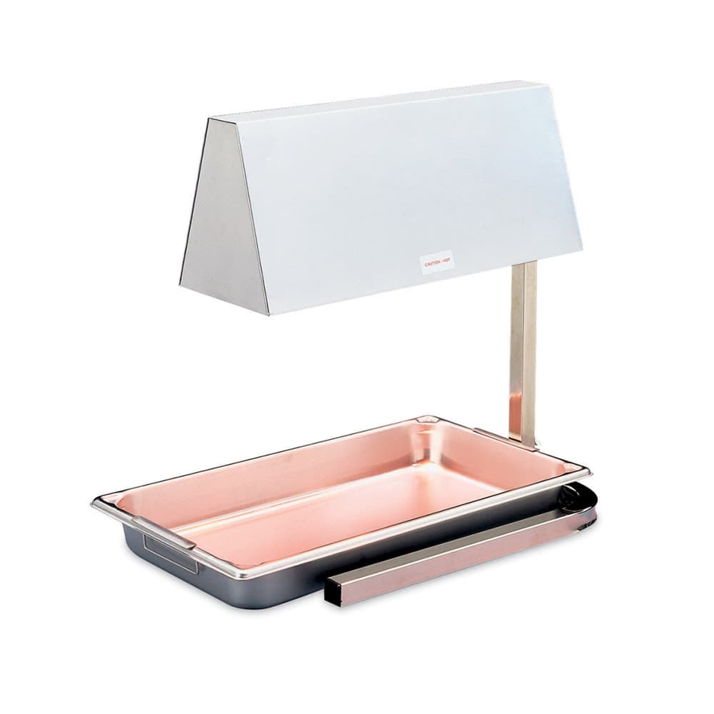 Vollrath 72500 2 Bulb Heat Lamp w/ Adjustable Arm, Chrome/Stainless, 120v