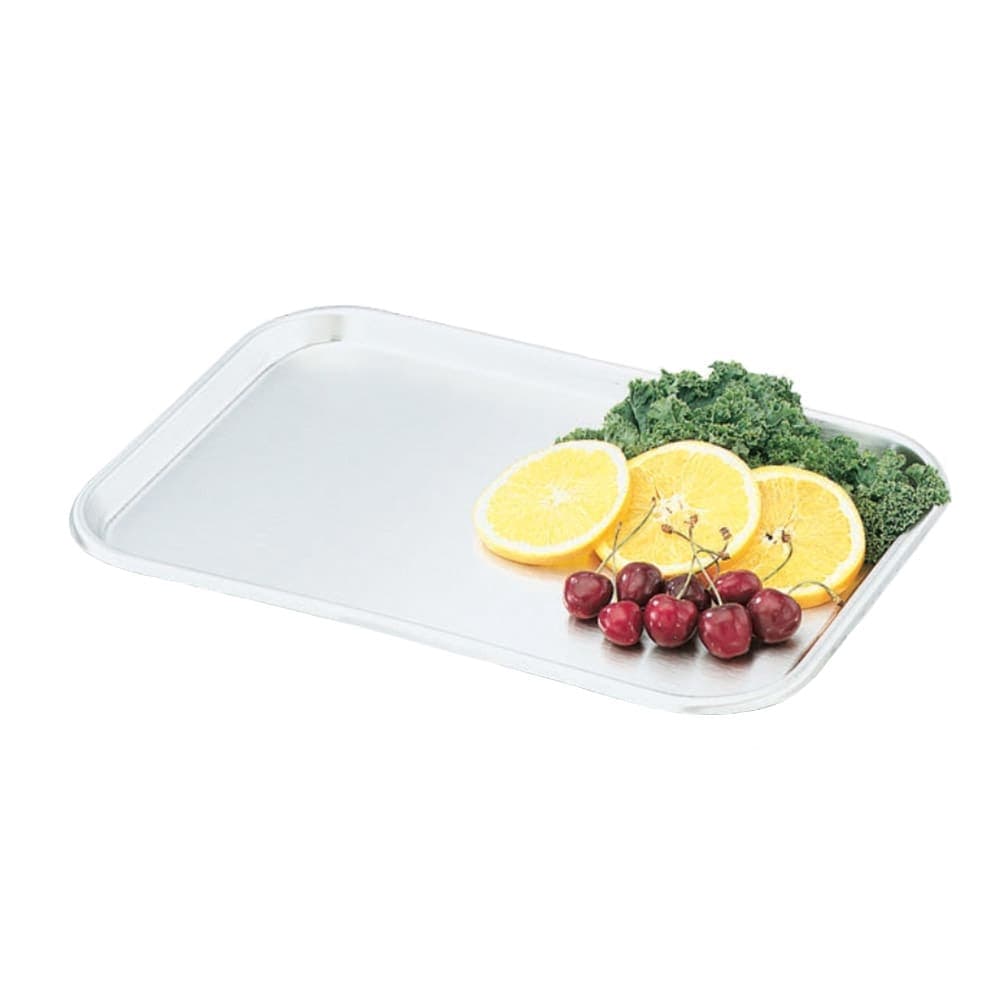 Vollrath 80190 Rectangular Serving/Display Tray - 19" x 12 1/2" x 5/8" Stainless