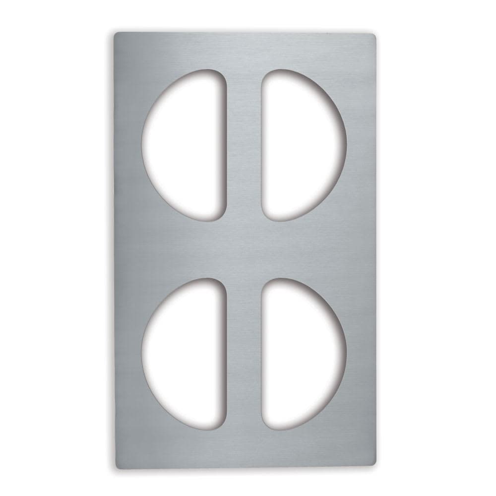 Vollrath 8241314 Miramar® Template - (4) 1/2 Oval Pans, 12x20", Stainless