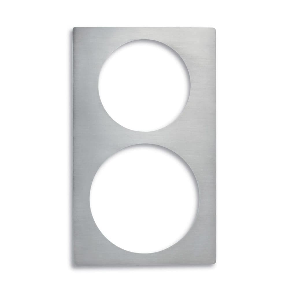 Vollrath 8242014 Miramar® Template - (1) 5 qt Casserole & (1) 3 qt Casserole, 21 1/8" x 12 3/4", Stainless