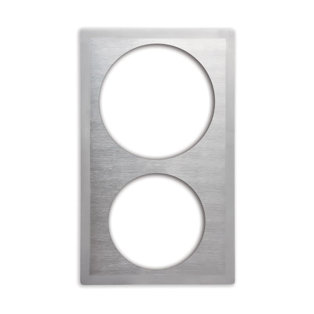 Vollrath 8242016 Miramar® Template - (1) 5 qt Casserole & (1) 3 qt Casserole, 21 1/8" x 12 3/4", Stainless