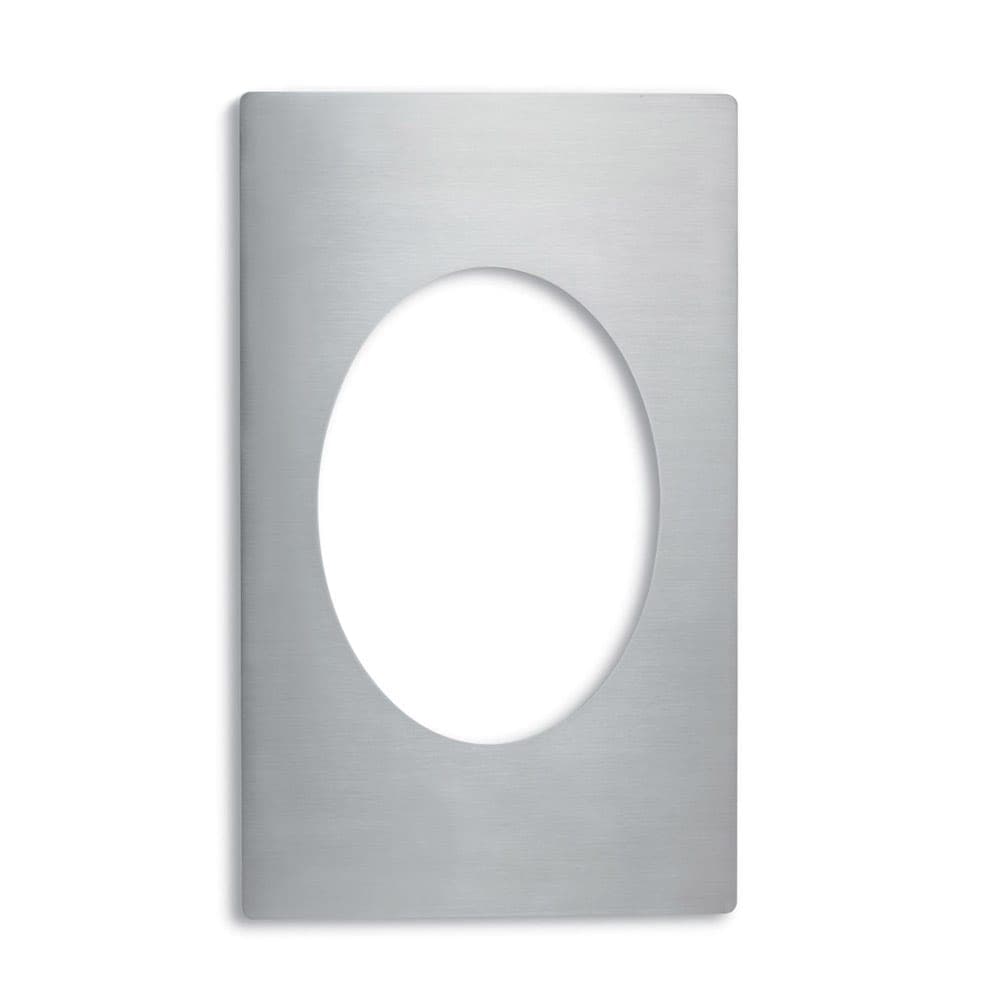 Vollrath 8242314 Miramar® Template - (1) Oval Au Gratin, 21 1/8" x 12 3/4", Stainless