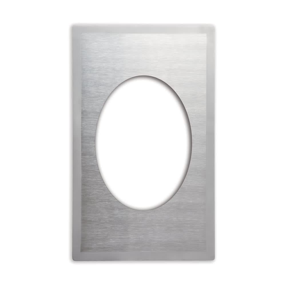 Vollrath 8242316 Miramar® Template - (1) Oval Au Gratin, 21 1/8" x 12 3/4", Stainless