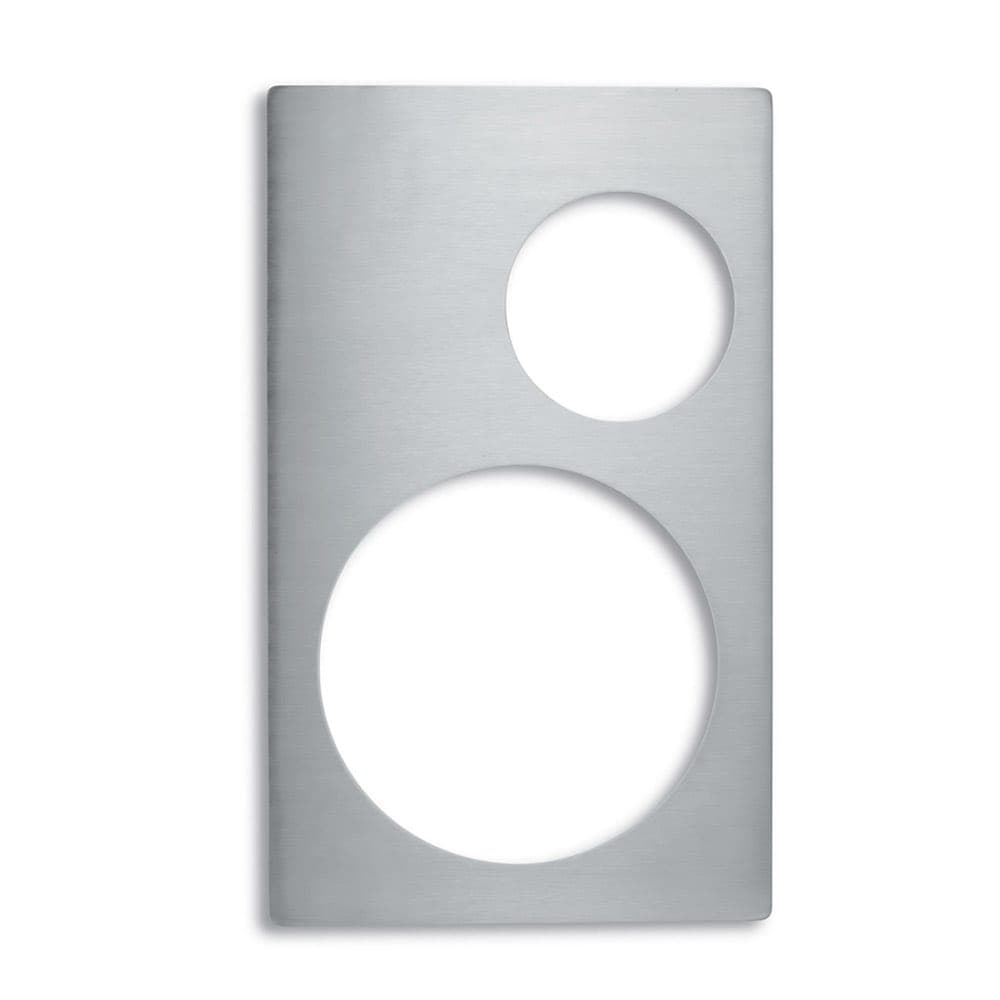 Vollrath 8242414 Miramar® Template - (1) French Omlet Pan & (1) 1 qt Pan, 21-1/8" x 12-3/4", Stainless