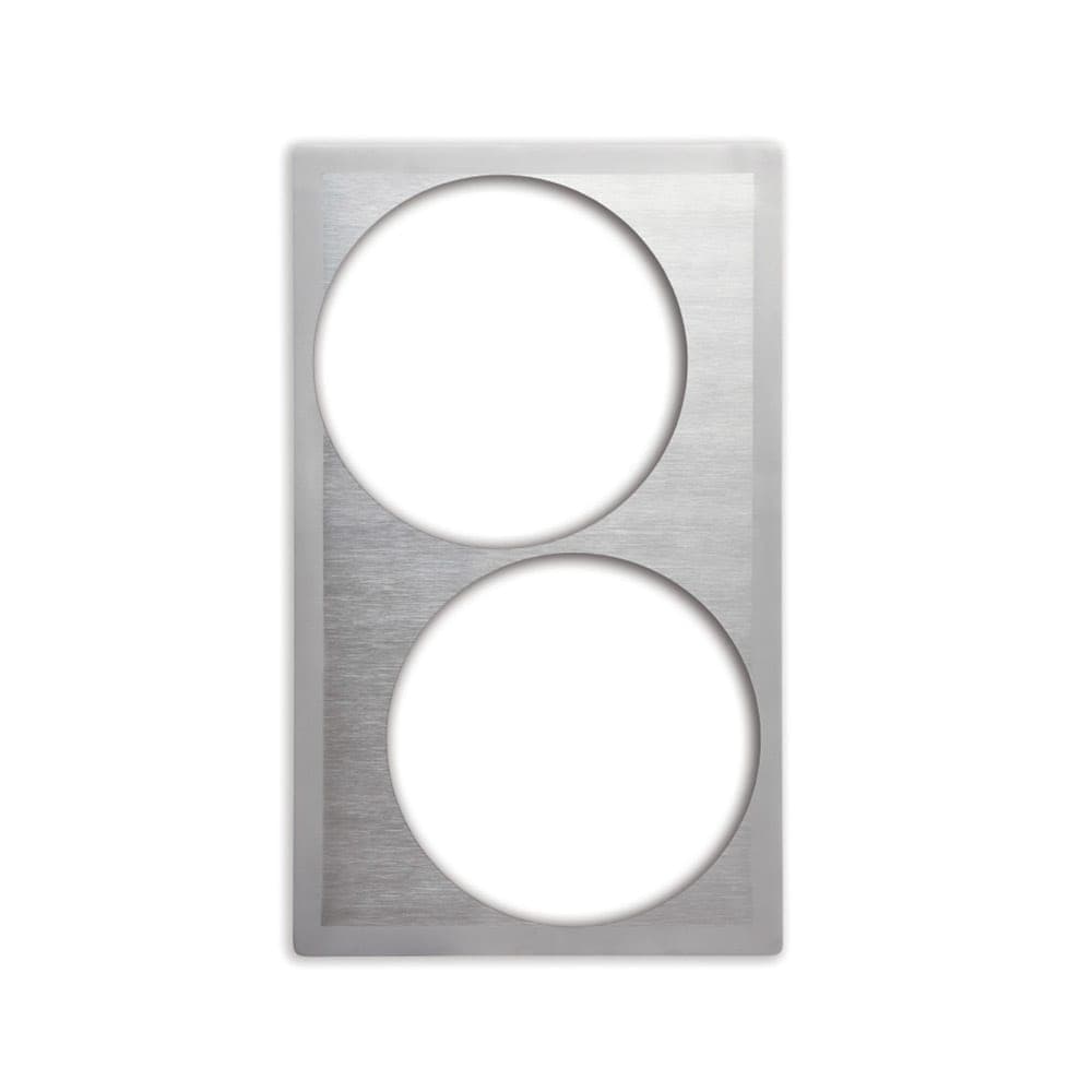 Vollrath 8242516 Miramar® Template - (2) 5 qt Casserole, 21 1/8" x 12 3/4", Stainless