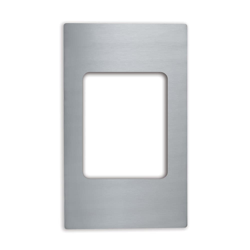 Vollrath 8242814 Miramar® Template - (1) Small Rectangle Pan, 21 1/8" x 12 3/4", Stainless