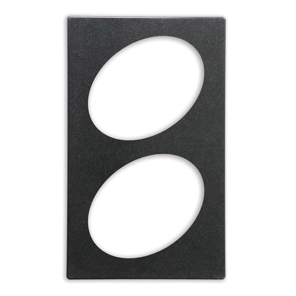Vollrath 8243210 Miramar® Template - (2) Oval Au Gratins, 21 1/8" x 12 3/4", Resin