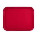 Vollrath 86100 Plastic Fast Food Tray -  14"L x 10"W, Red thumbnail 2