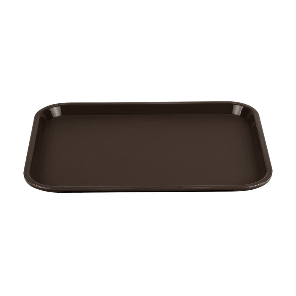 Vollrath 86101 Plastic Fast Food Tray -  14"L x 10"W, Brown
