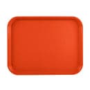 Vollrath 86104 Plastic Fast Food Tray -  14"L x 10"W, Orange thumbnail 2
