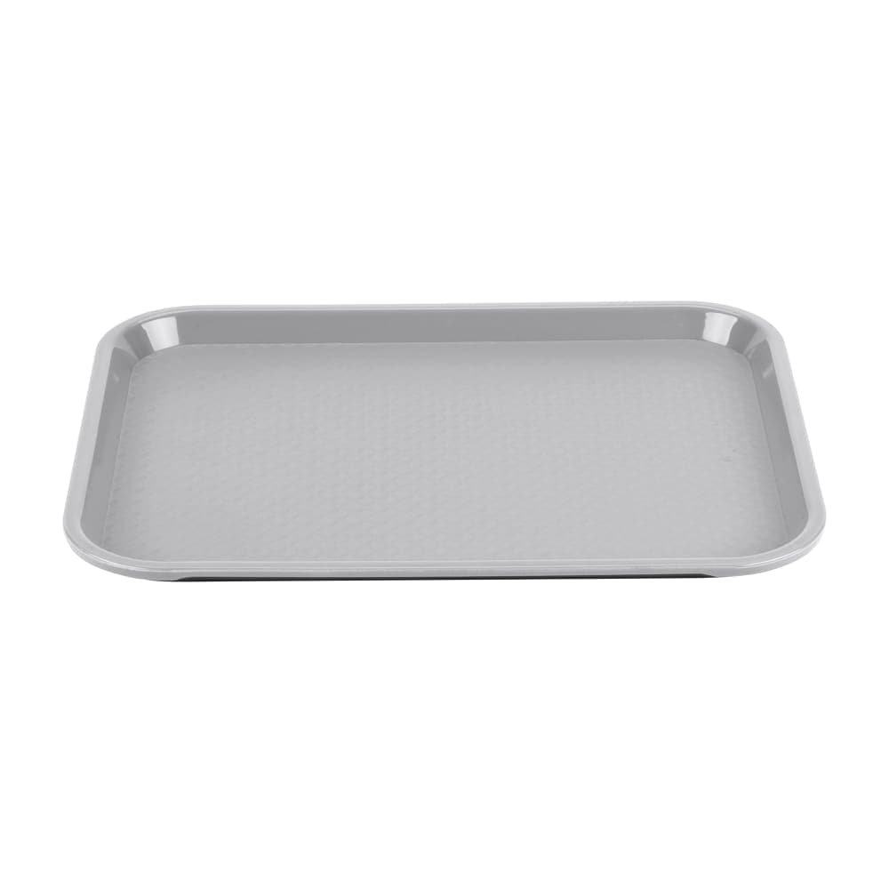 Vollrath 86105 Plastic Fast Food Tray -  14"L x 10"W, Gray
