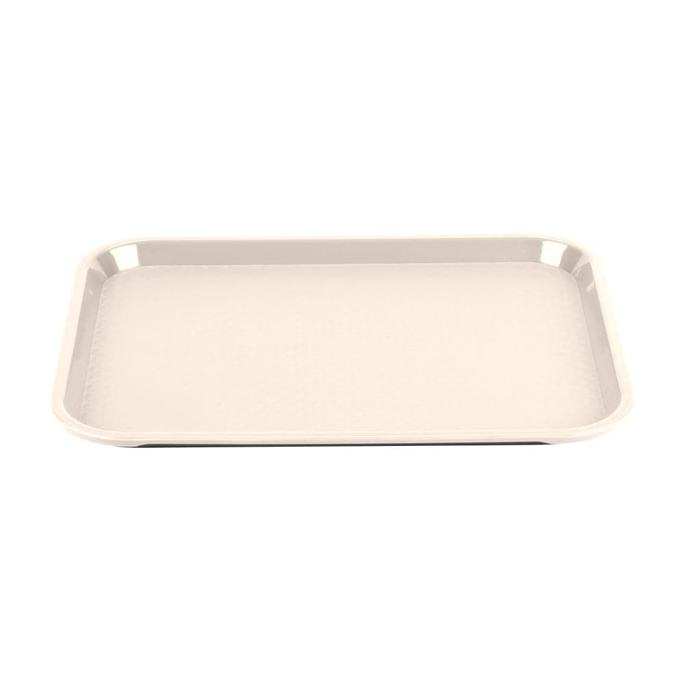 Vollrath 86106 Plastic Fast Food Tray -  14"L x 10"W, Almond
