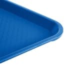 Vollrath 86107 Plastic Fast Food Tray -  14"L x 10"W, Royal Blue thumbnail 4