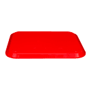 Vollrath 86120 Plastic Fast Food Tray - 18"L x 14"W, Red thumbnail 3