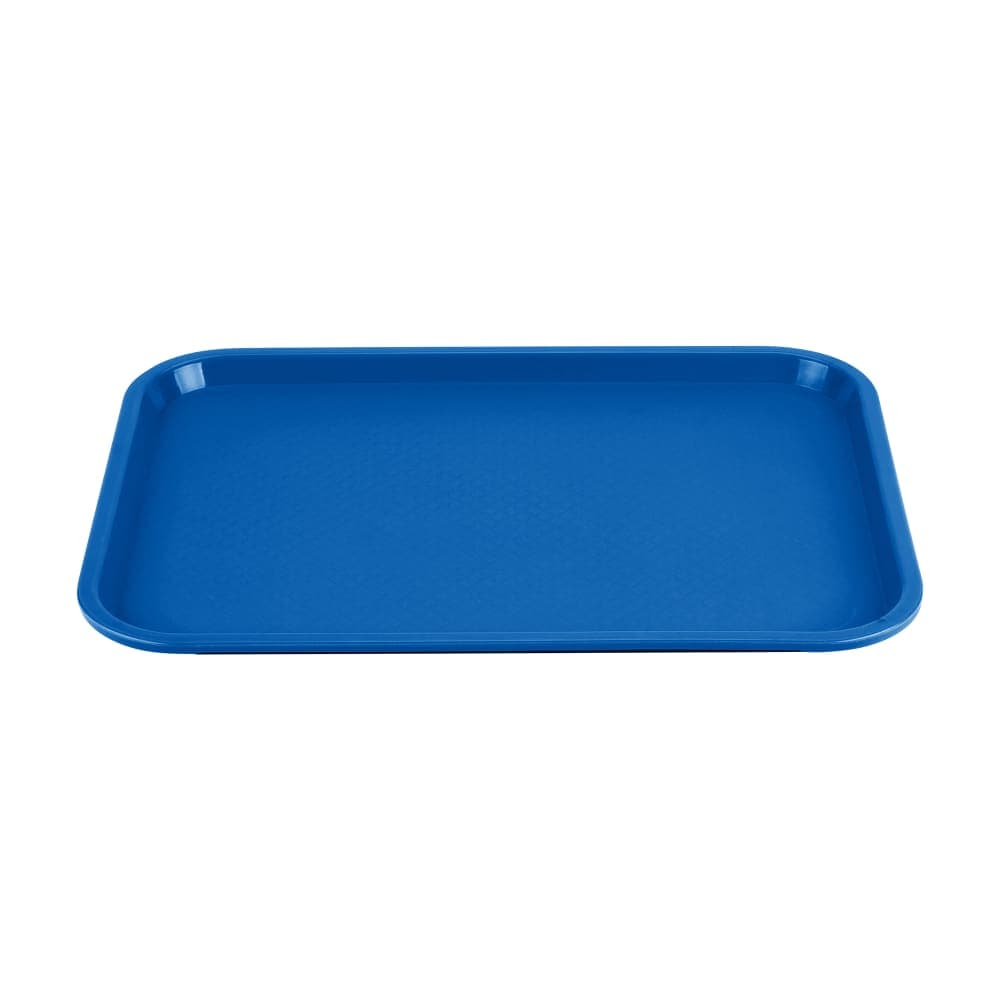 Vollrath 86127 Plastic Fast Food Tray - 18"L x 14"W, Royal Blue