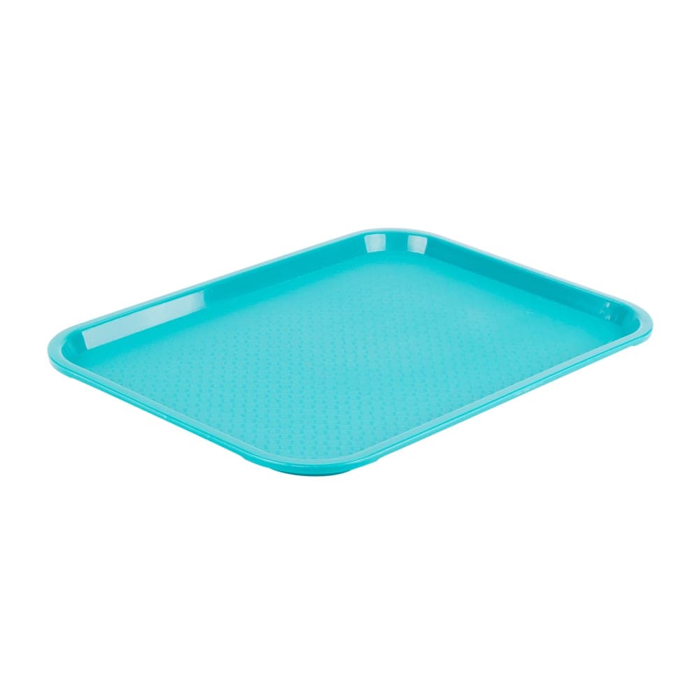 Vollrath 86129 Plastic Fast Food Tray - 18"L x 14"W, Teal