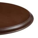 Vollrath 86334 Oval Cork-Lined Serving Tray - 23x28", Laminate, Brown thumbnail 6