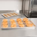 Vollrath 9002P 1/1 Full Size Bun / Sheet Pan - 26" x 18" x 1", 18 gauge Aluminum, Perforated, Natural Finish thumbnail 6