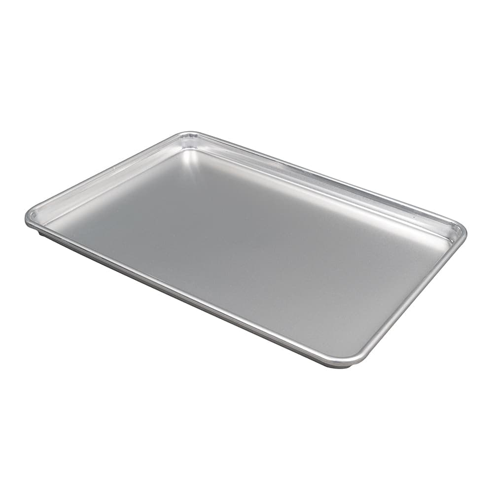 Vollrath 935303 1/2 Half Size Bun / Sheet Pan - 18" x 13" x 1", 18 gauge Aluminum, Natural Finish