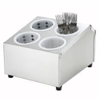 Vollrath 97240 Cutlery Dispenser - 4 Cylinder, 10 1/8x11 1/2x8 1/2" Stainless thumbnail 2
